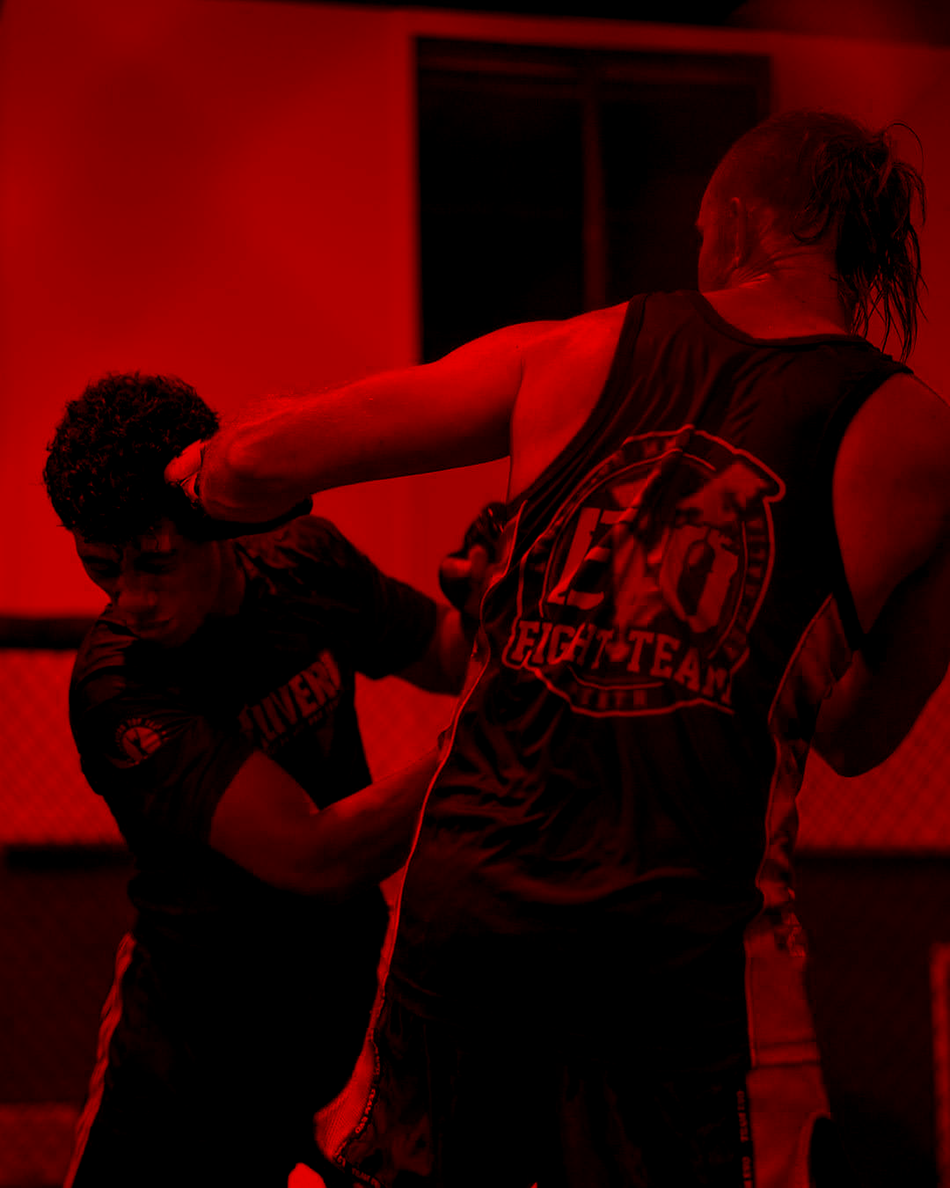 Professional Muay Thai training session at Evolution MMA with EVO Fight Team members